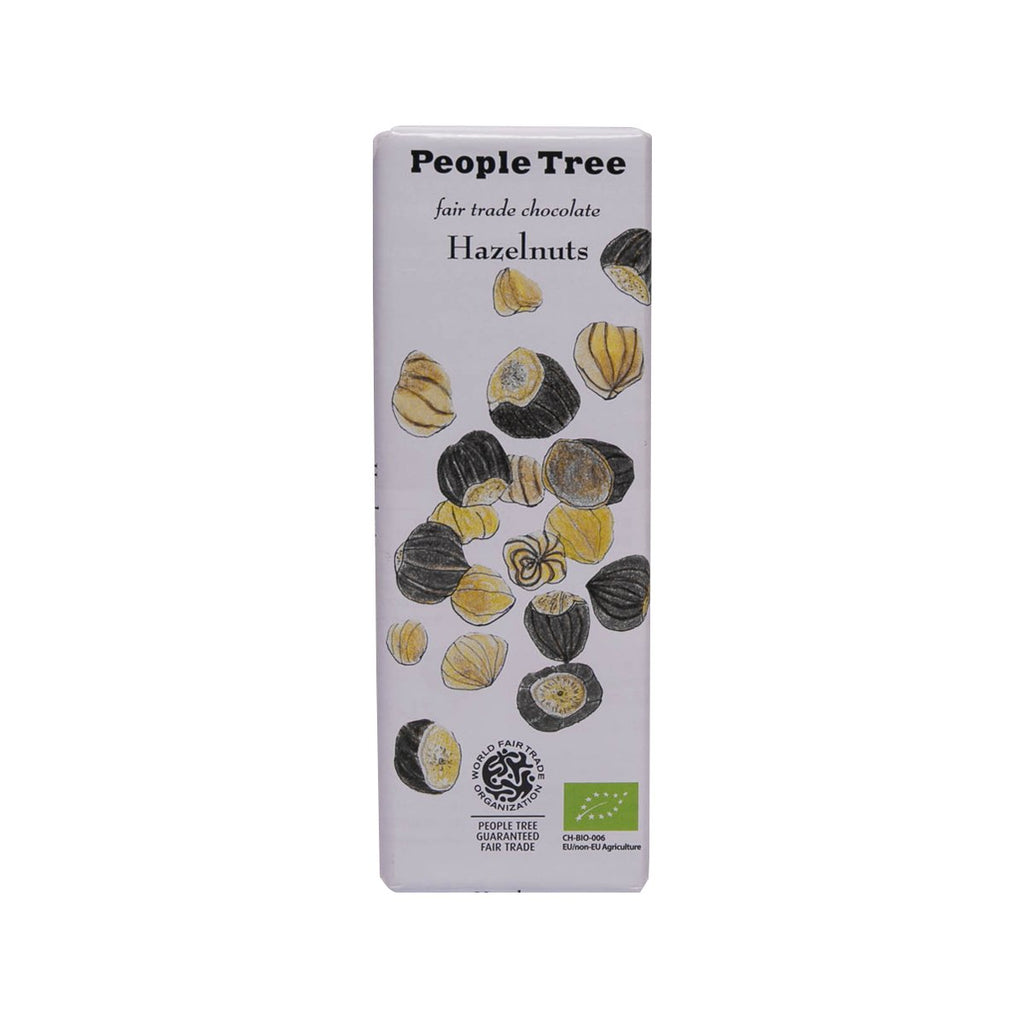 PEOPLETREE Fair Trade Chocolate - Hazelnuts  (50g)