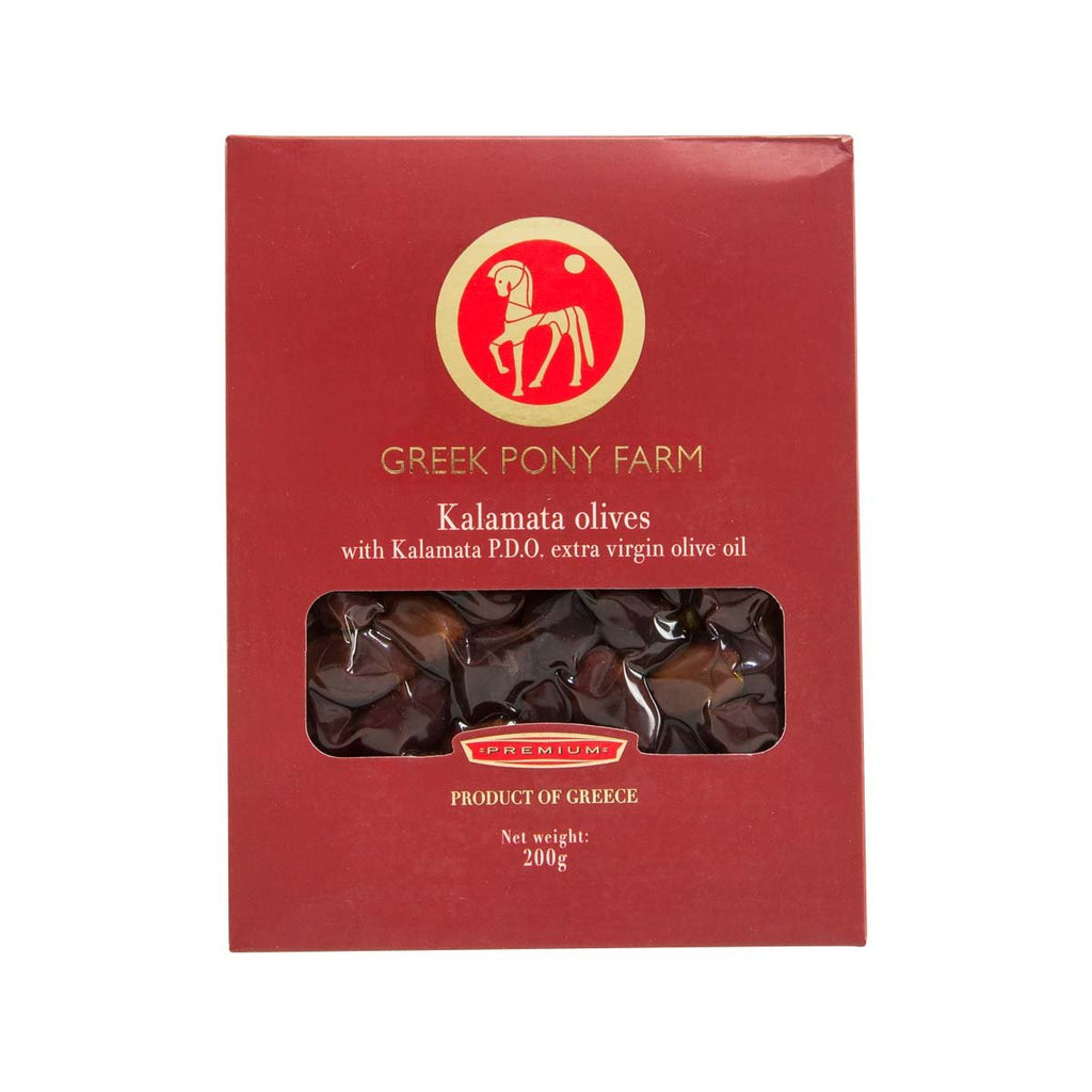 GREEK PONY FARM Kalamata Whole Olive  (200g)