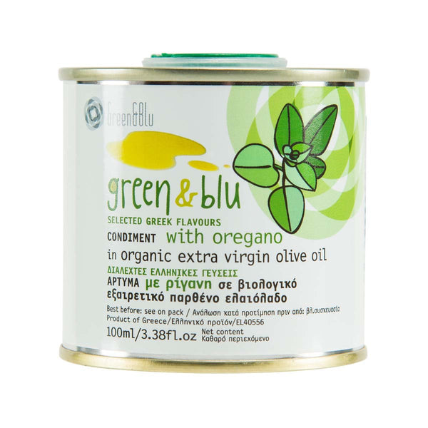 GREEN & BLU Condiment With Oregano In Extra Virgin Olive Oil  (100mL)