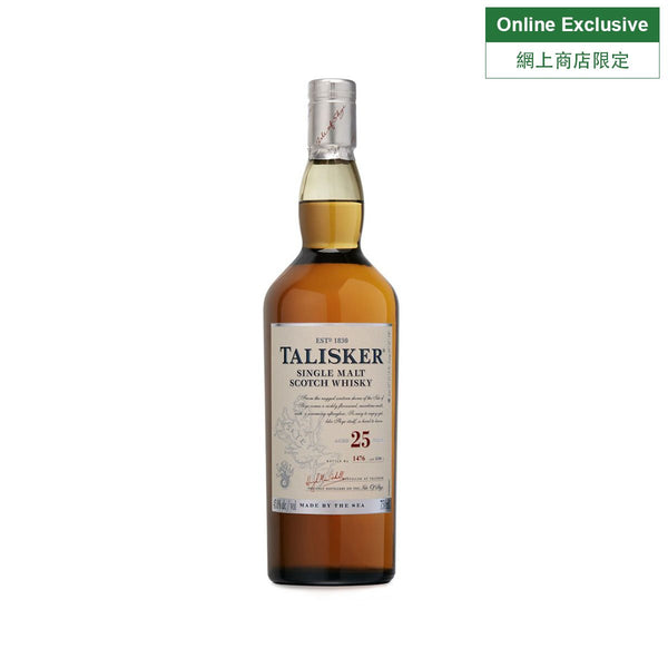 TALISKER 25 Years Old Single Malt Whisky NV (700mL)