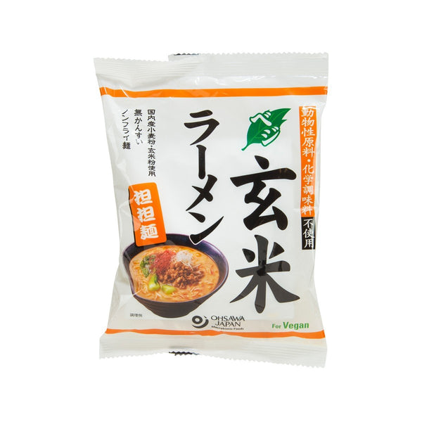 OHSAWA JAPAN Instant Vegan Brown Rice Tantan Ramen (No Artificial Flavour Enhancer)  (132g)