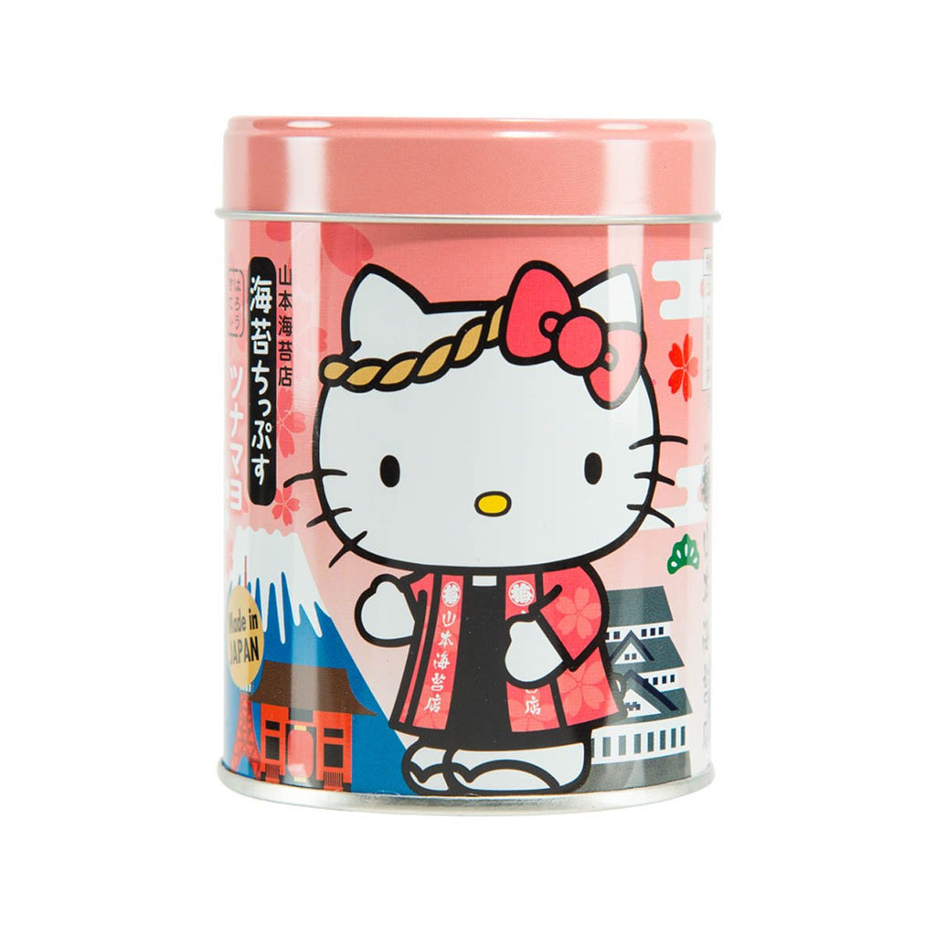 YAMAMOTO NORITEN Hello Kitty Seaweed Snack - Tuna & Mayonnaise  [Japanese Scenery Edition]  (20g)