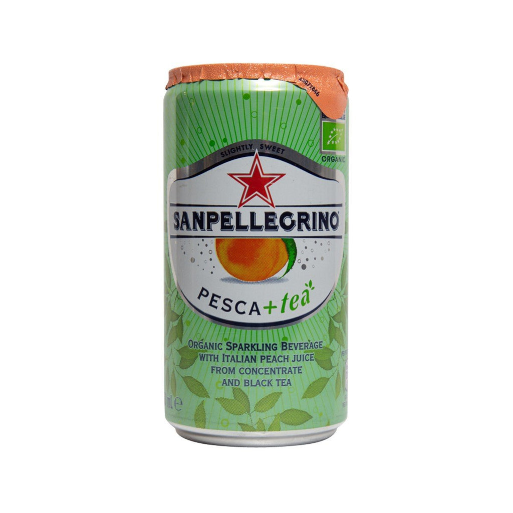 SANPELLEGRINO Organic Sparkling Peach Tea [Can]  (250mL)