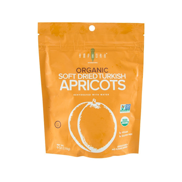 AMPHORA Organic Soft Dried Turkish Apricots  (170g)