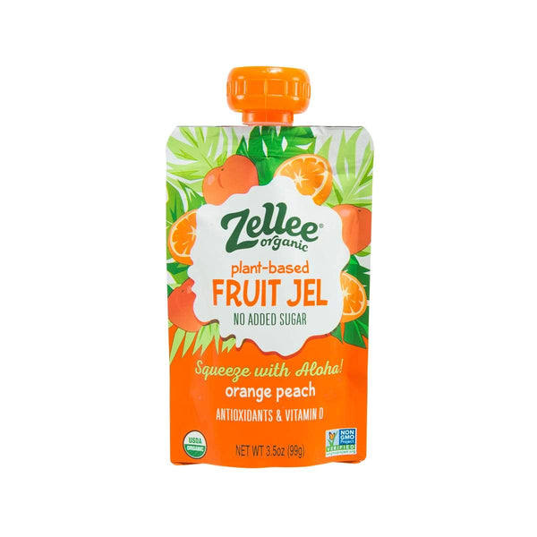 ZELLEE Organic Fruit Jel - Orange Peach  (99g)