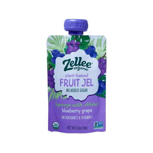 ZELLEE Organic Fruit Jel - Blueberry Grape  (99g)