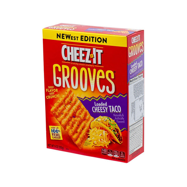 CHEEZ-IT Grooves Taco Crackers  (255g)