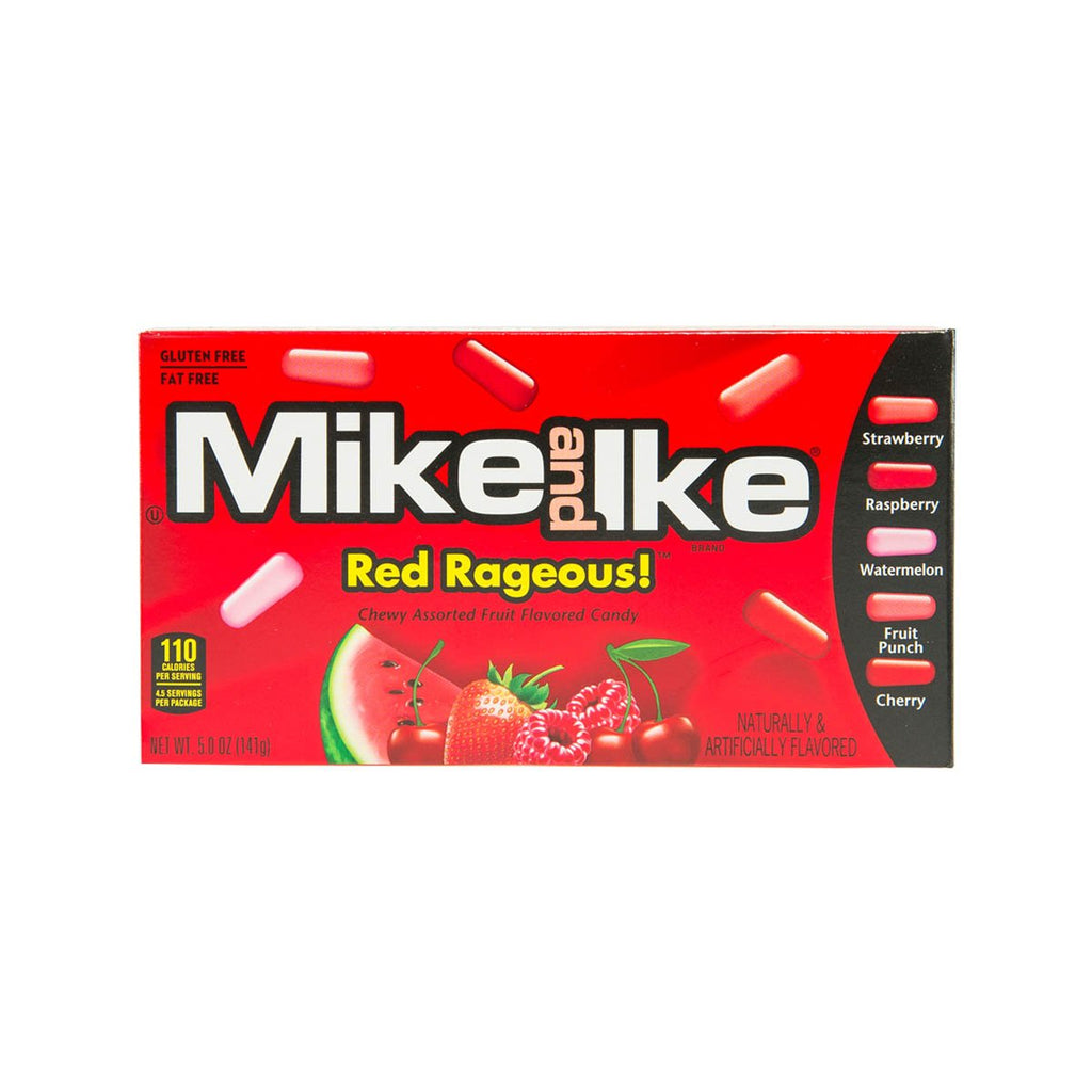 MIKE&IKE Red Rageous Chewy Assorted Fruit Flavored Candy  (141g)