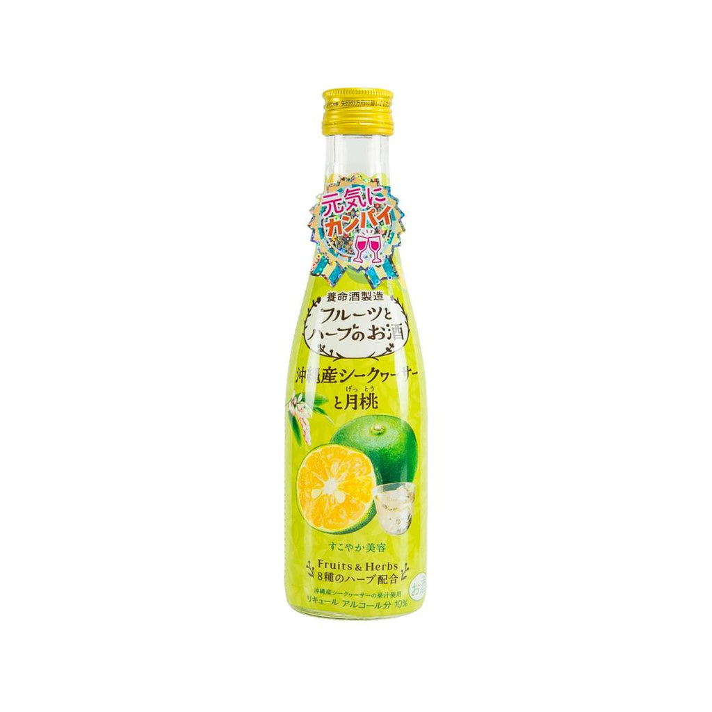 YOMEISHU Fruit & Herb Liquor - Shikuwasa & Shell Ginger (Alc. 10%)  (300mL)