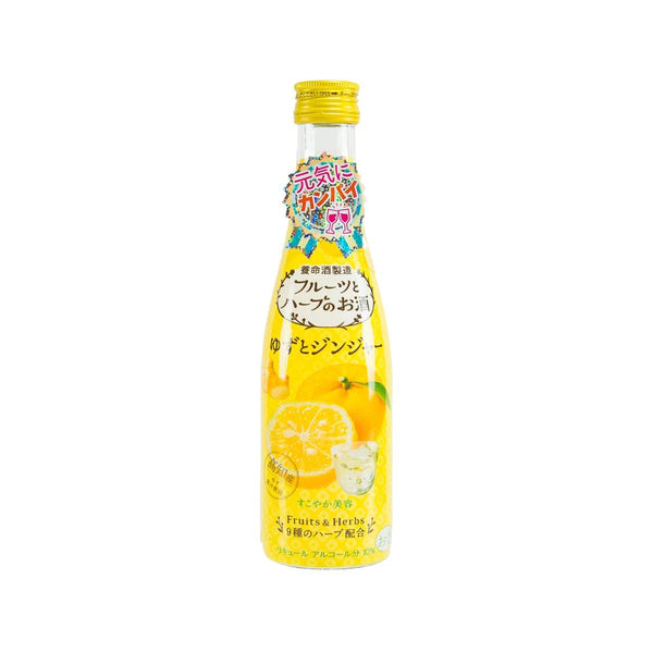 YOMEISHU Fruit & Herb Liquor - Yuzu & Ginger (Alc. 10%)  (300mL)