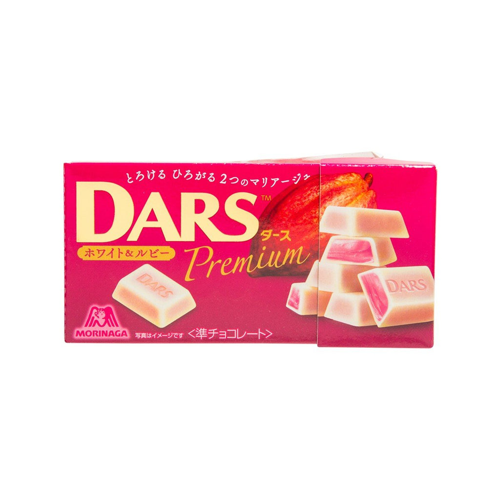 MORINAGA Dars Premium Chocolate - White & Ruby Chocolate  (12pcs)