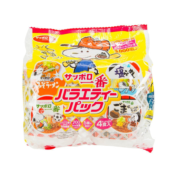 SANYOFOODS Sapporo Ichiban Mini Instant Ramen Noodle Variety Pack  (178g)