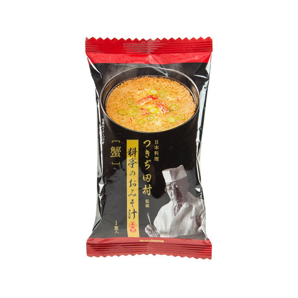 MARUKOME Tsukiji Freeze Dried Instant Miso Soup - Crab  (8g)