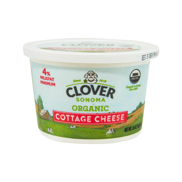 CLOVER 有機茅屋起司 - 最少 4% 乳脂 (453g)