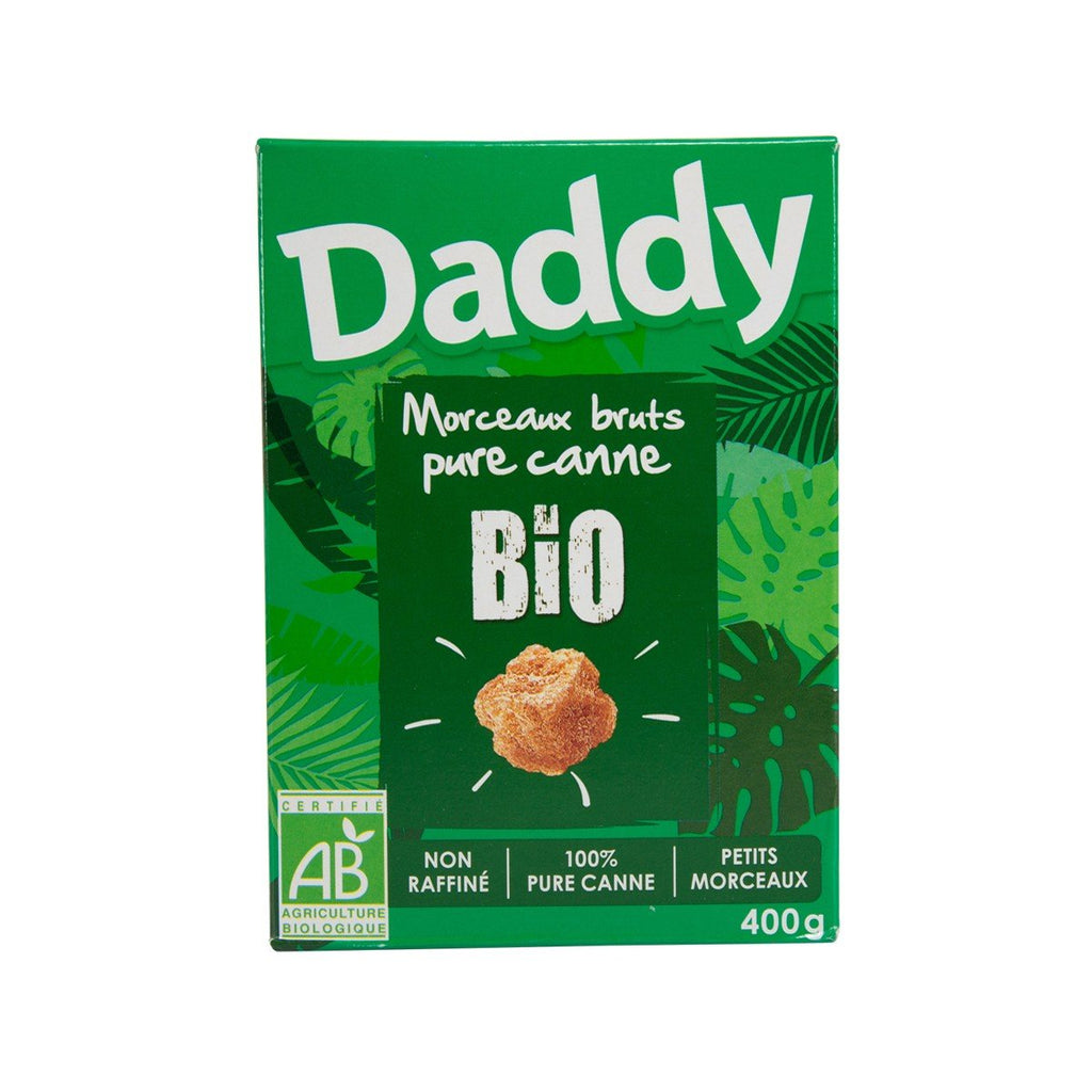 DADDY Organic Rough Pure Cane Sugar Cubes  (400g)