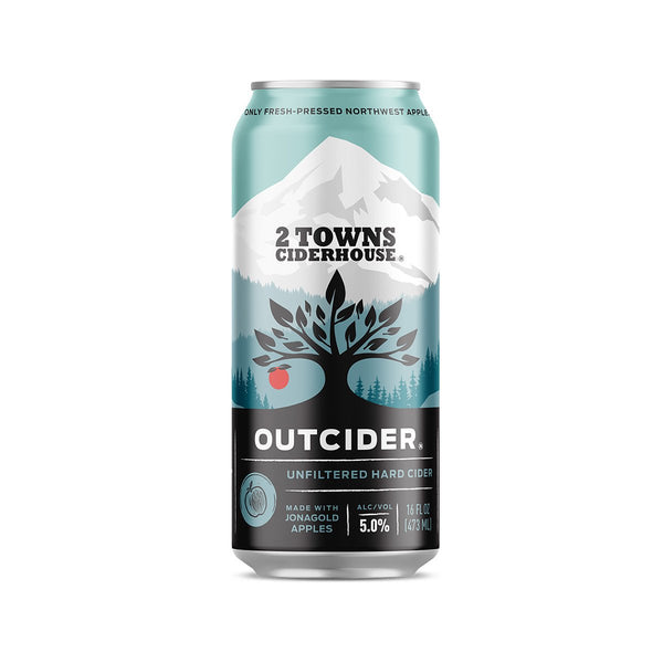 2 TOWNS CIDERHOUSE Outsider - Unfilitered Hard Cider (Alc. 5.0%) [Can]  (473mL)