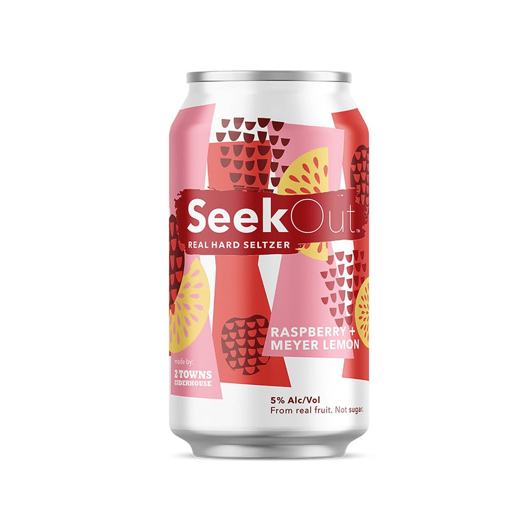 SEEKOUT Real Hard Seltzer - Raspberry & Meyer Lemon (Alc. 5.0%) [Can]  (355mL)