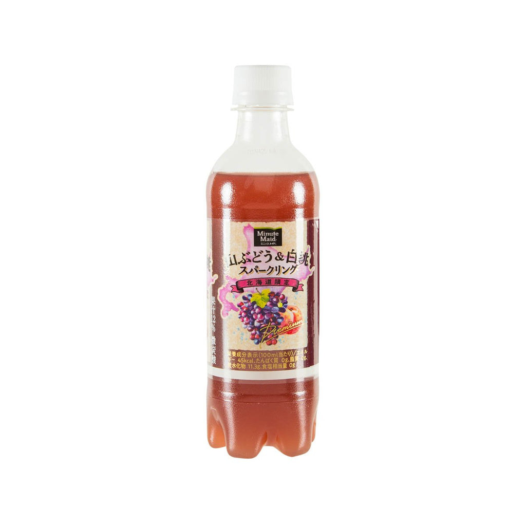 MINUTE MAID Wild Grape & White Peach Sparkling Drink  (380mL)