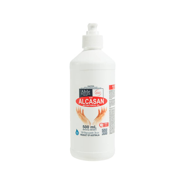 ALCASAN Alcohol Anti-bacterial Hand Gel  (500mL)