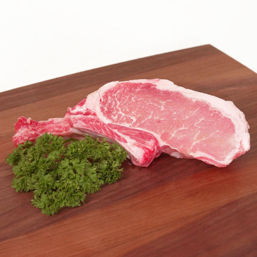 Spanish Iberico Pork Rack Chop (Acorn Fed - Bellota) [Previously Frozen]  (150g)