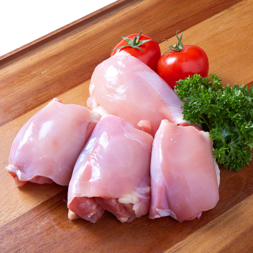 DAYLESFORD ORGANIC UK Chilled Organic Chicken Thigh Boneless Skinless  (350g)