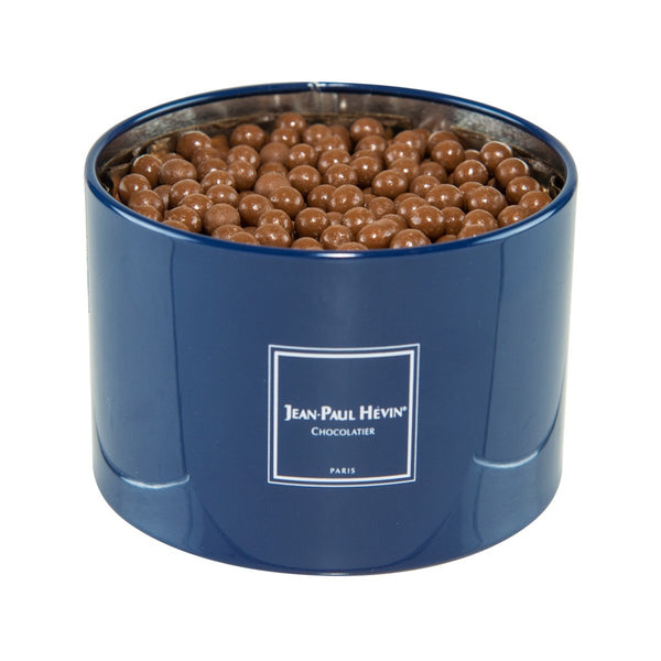 JEAN PAUL HEVIN Crispy Milk Chocolate Pearls [Small Tin]  - Blue  (150g)