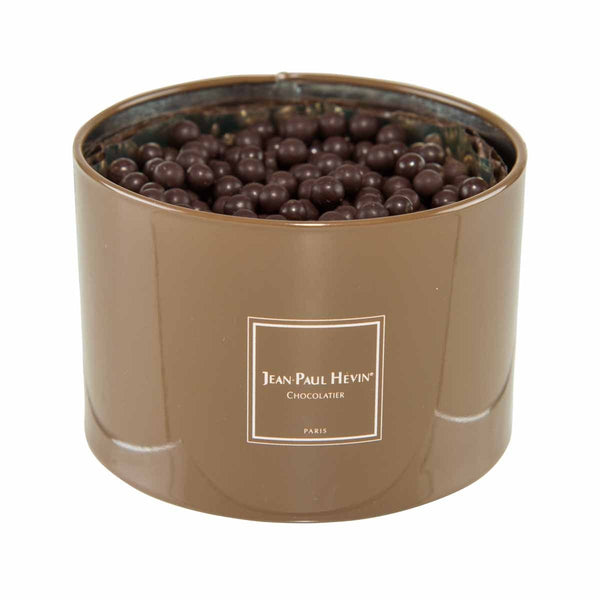 JEAN PAUL HEVIN Dark Chocolate Pearls [Small Tin]  - Brown  (180g)