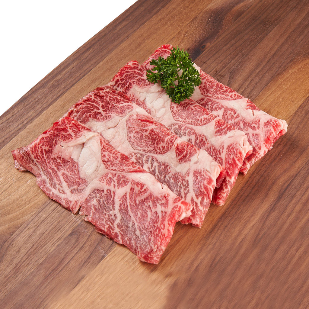 Korea Hoengseong Chilled Grade 1++ Hanwoo Beef Rib Eye for Hot Pot  (300g)