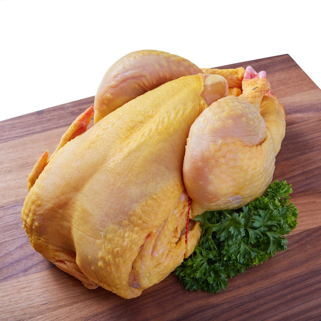 LES FERMIERS French Chilled Organic Yellow Whole Chicken  (1300g)