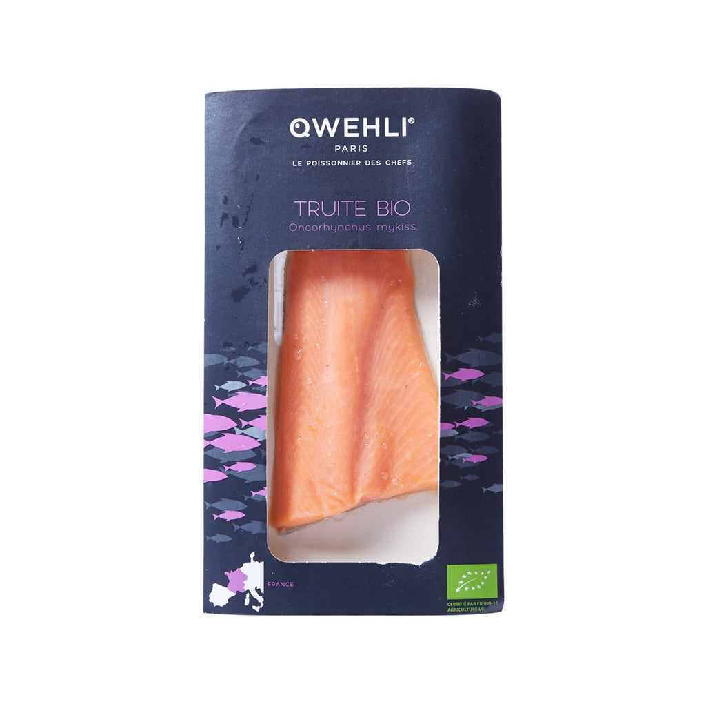 QWEHLI Frozen Organic Rainbow Trout Fillet  (120g)