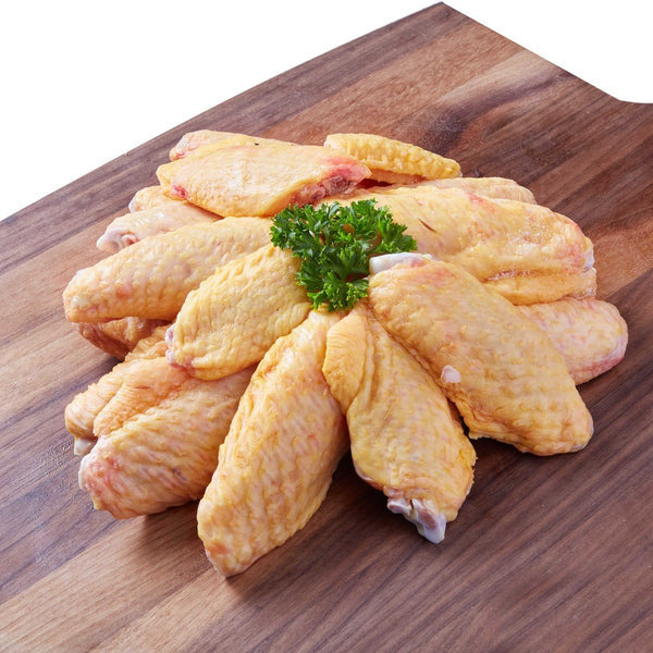 French Frozen Free Range Chicken Mid Joint Wings - IQF  (800g)