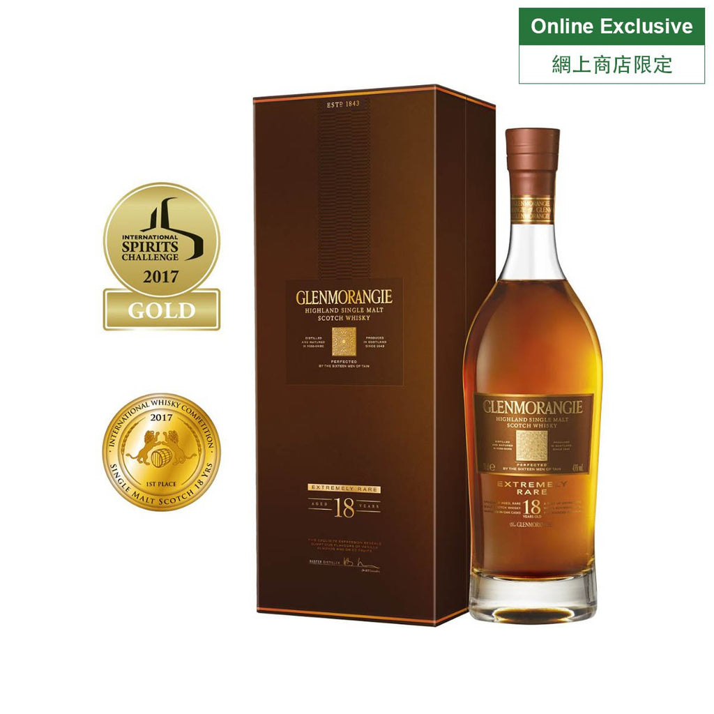 GLENMORANGIE 18 Years Old Extremely Rare Single Malt Whisky 700mL