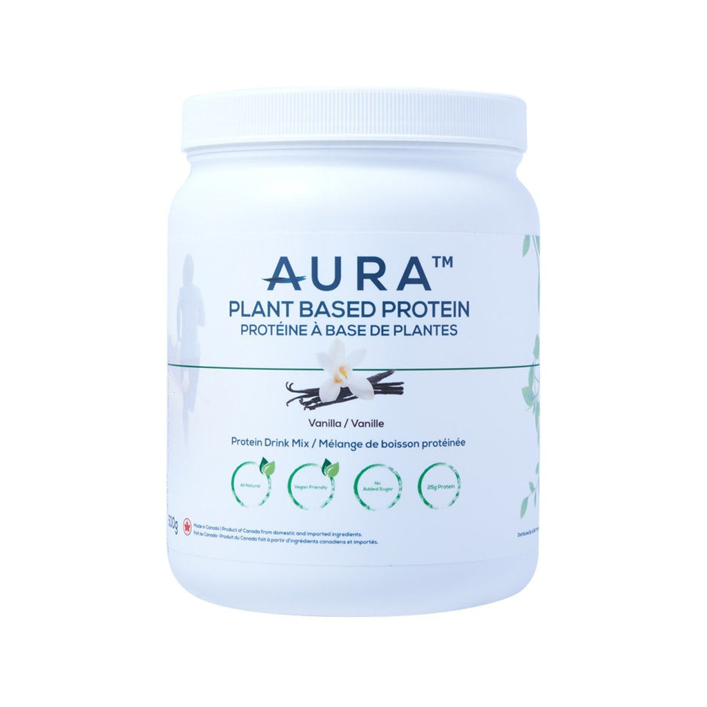 AURA NUTRITION AURA ™ Plant Based Protein Powder - Vanilla Flavor  (500g)