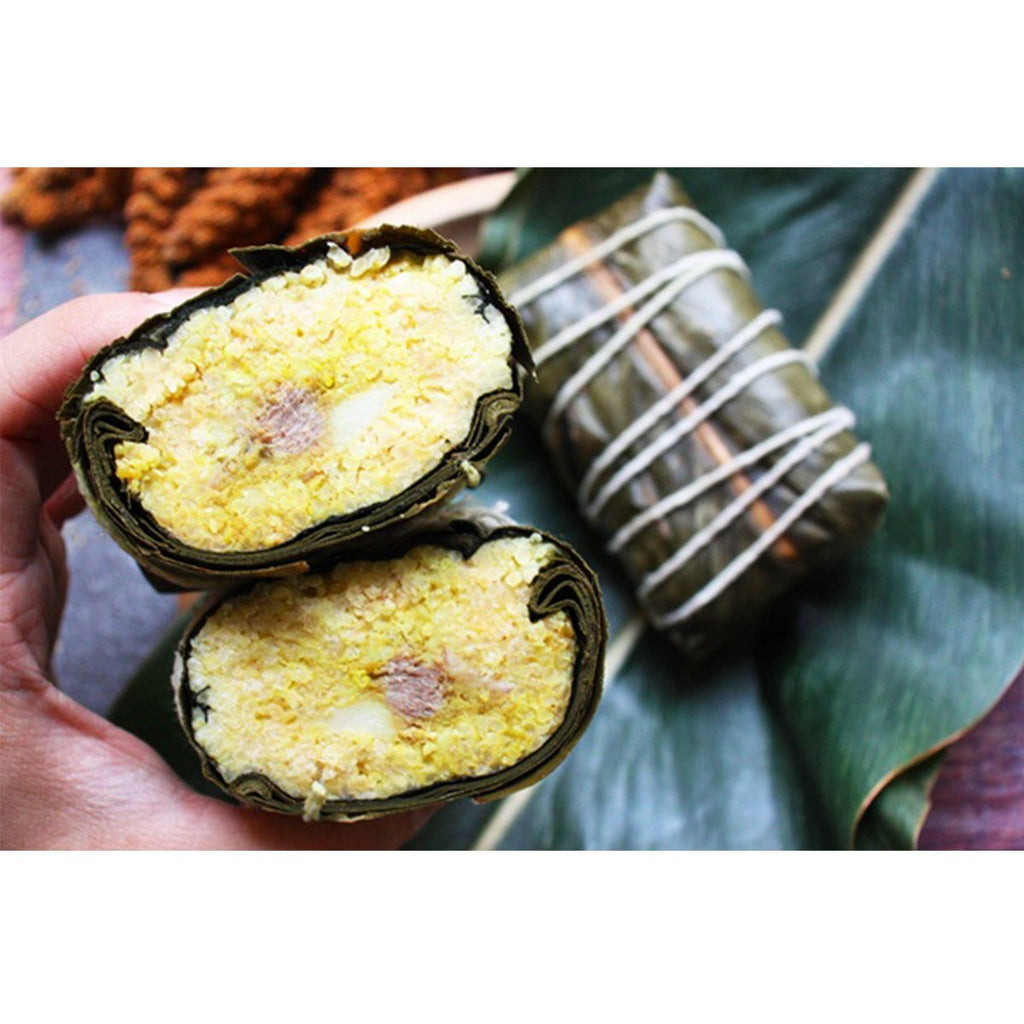 BAI FA BAI CHUNG -TURMERIC VEGAN MILLET DUMPLING 900G (5pcs)