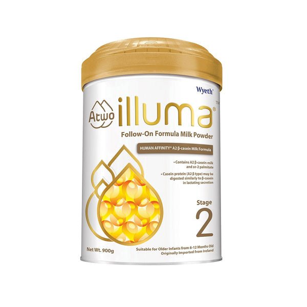 WYETH Illuma Atwo Follow-On Formula Milk Powder - Stage 2  (900g)