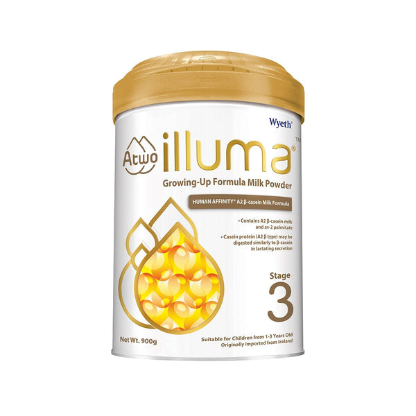WYETH Illuma Atwo Growing-Up Formula Milk Powder - Stage 3  (900g)