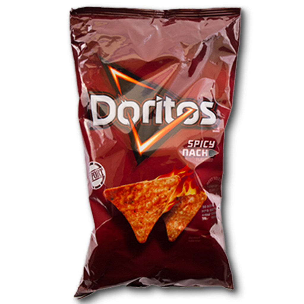 DORITOS Flavored Tortilla Chips - Spicy Nacho  (198.4g)