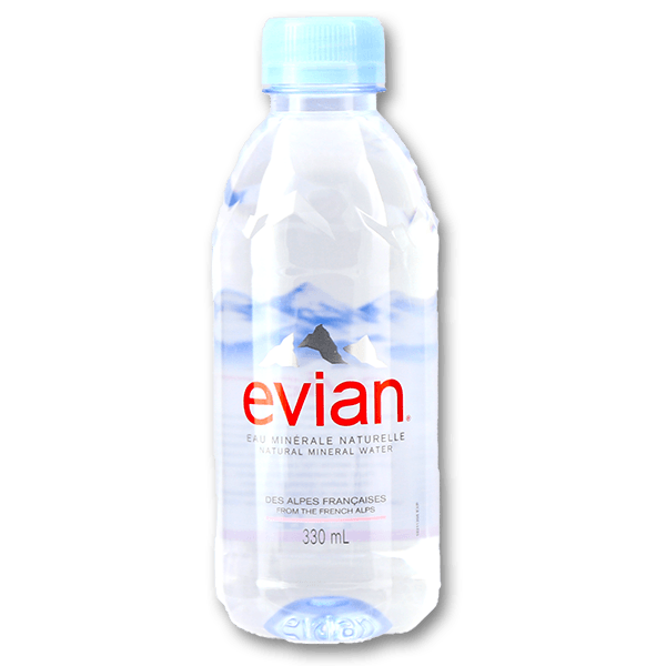 EVIAN Natural Mineral Water  (330mL)