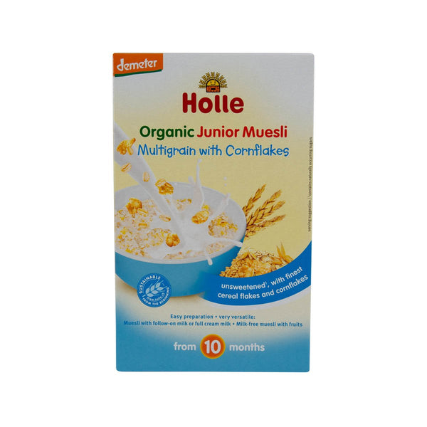 HOLLE Organic Junior Muesli - Multigrain with Cornflakes  (250g)