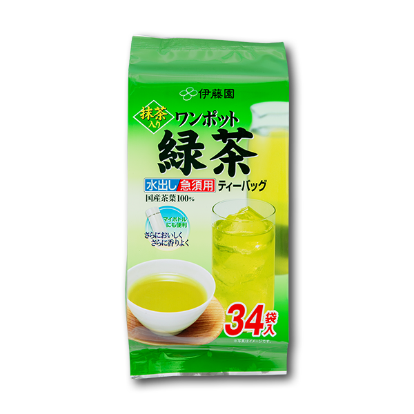 ITOEN Green Tea with Match Tea Bags  (34pcs)