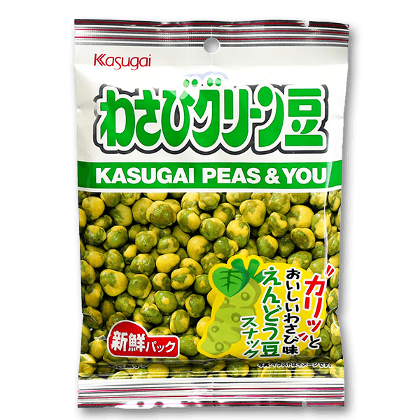 KASUGAI Wasabi Green Beans  (72g)