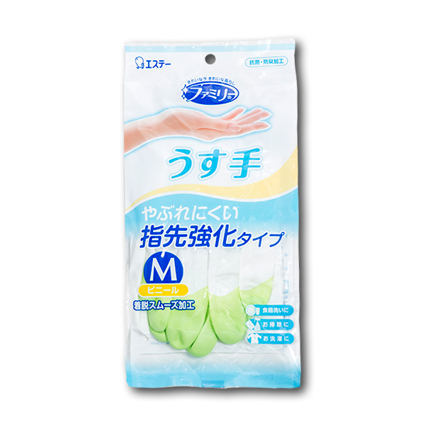 ST. CHEMICAL New Family Glove Strengthened M Size - Green