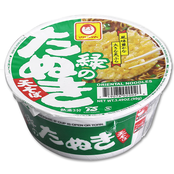 TOYO SUISAN Maruchan Tanuki Soba Noodle - Green Cup  (99g)