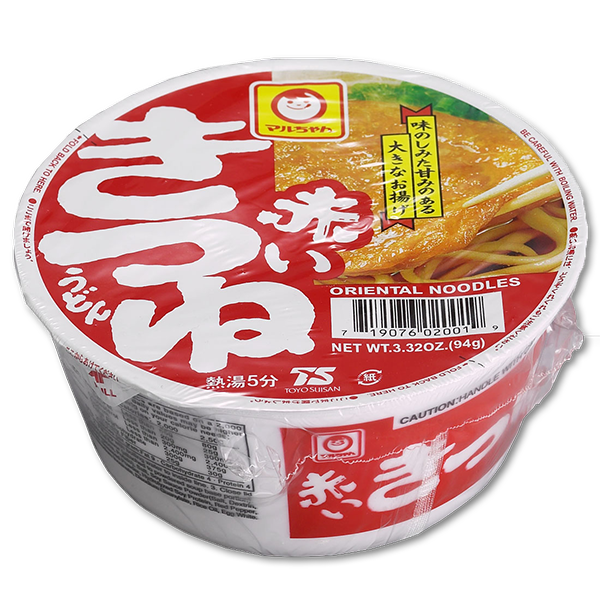 TOYO SUISAN Maruchan Bean Curd Skin Udon Noodle - Red Cup  (94g)